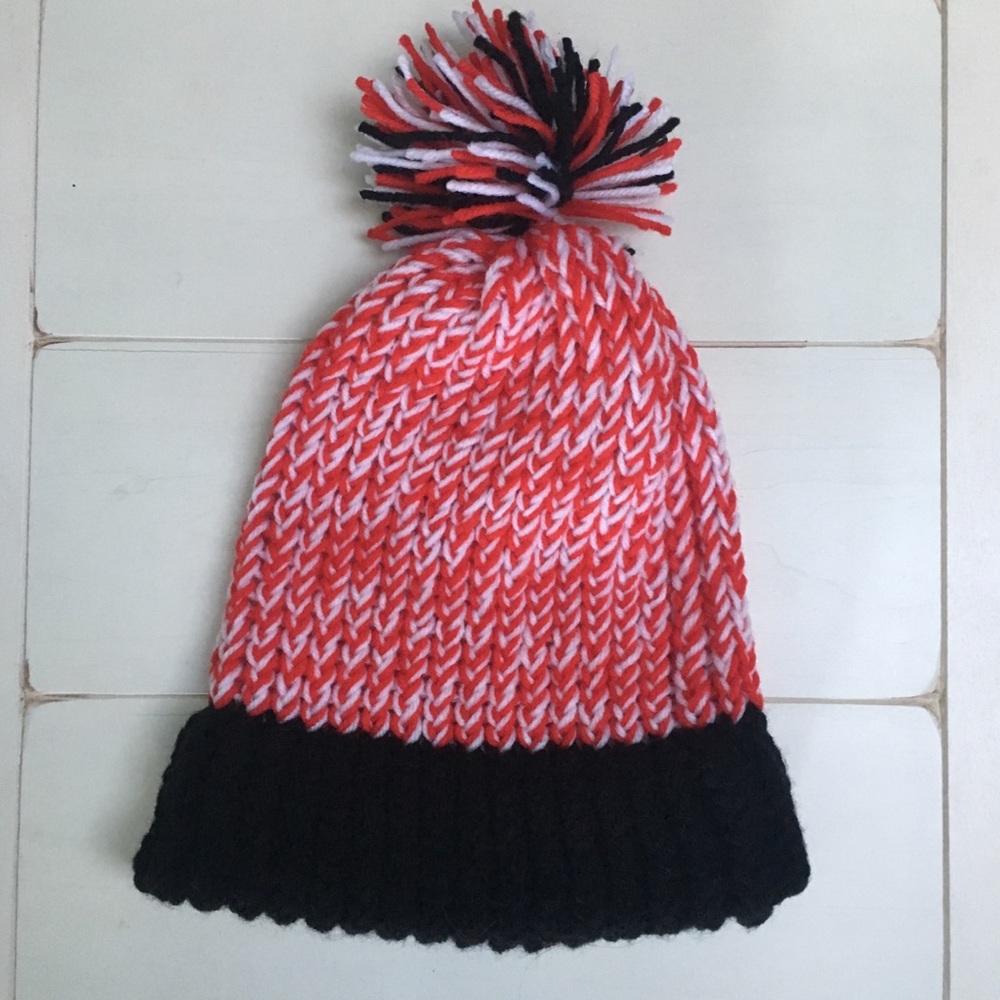 Hand knit slouchy